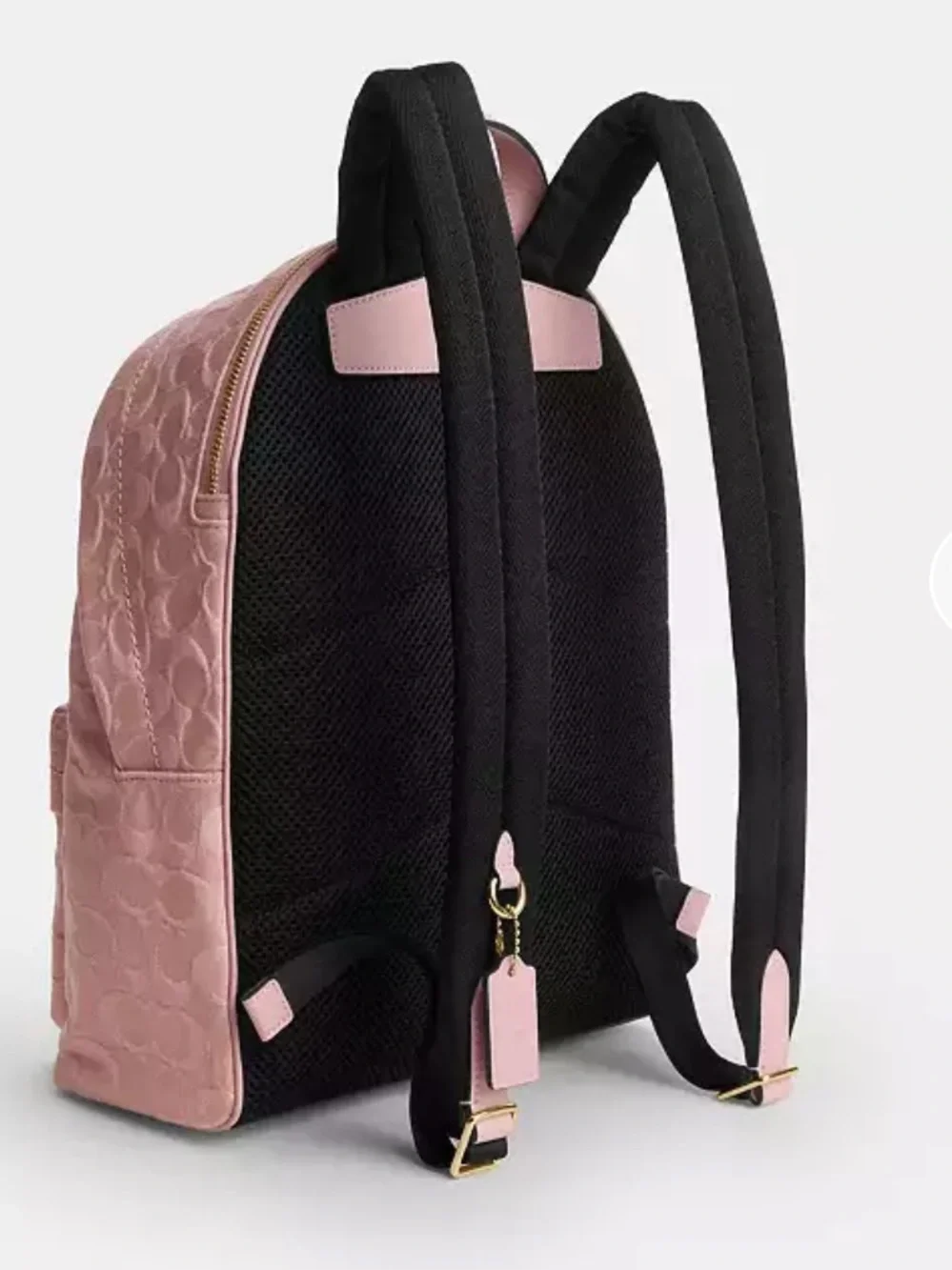 Coach Taylor Small Backpack In Signature Denim Soft Pink